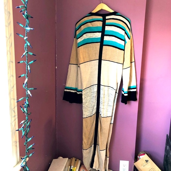 FREE PEOPLE BOHO RARE LINEN DUSTER XS - Picture 11 of 13